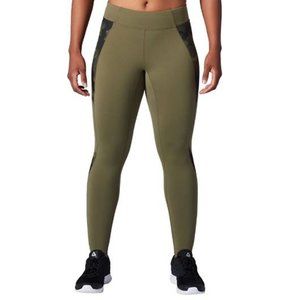 Second Skin Medium Green Camo Leggings